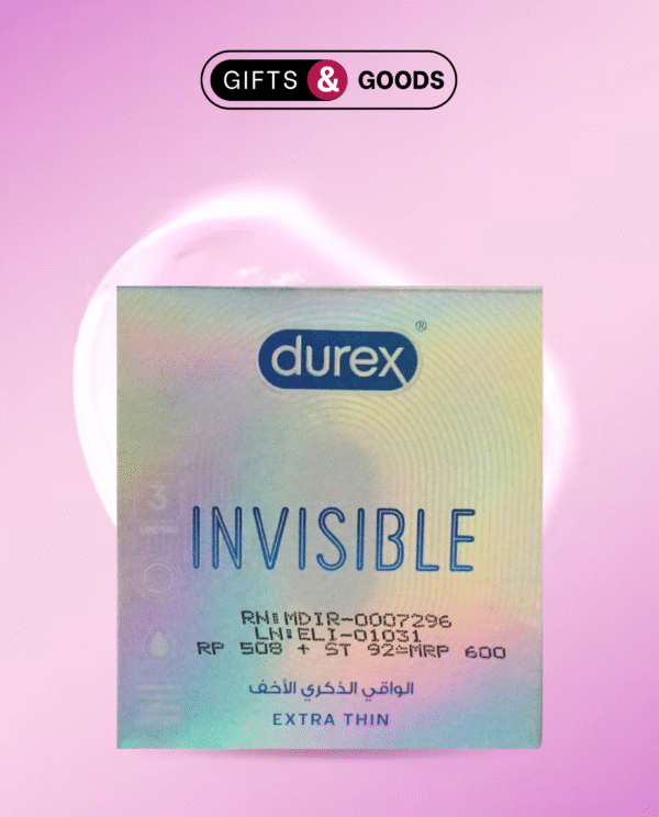 Durex Invisible Condoms Pack of 3s