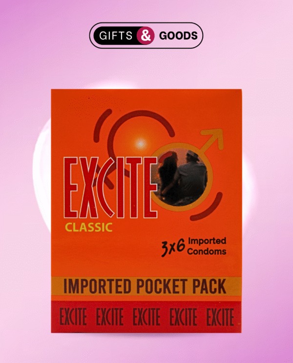 Excite Classic Imported Condoms Pack of 3x6