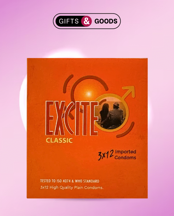 Excite Classic Imported Condoms - Pack of 3x12