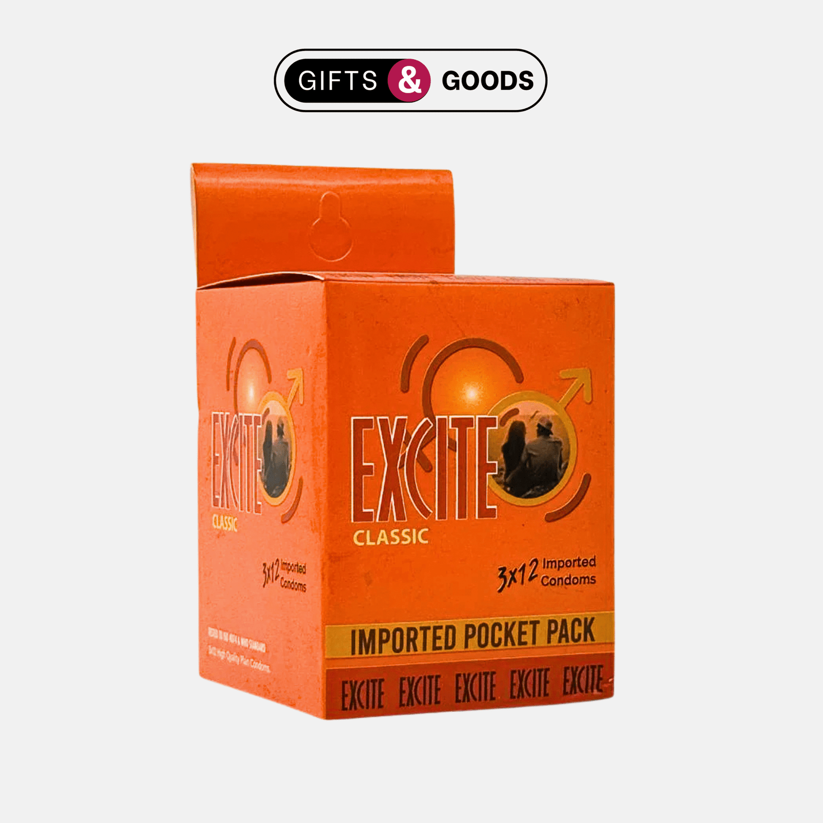 Excite Classic Imported Condoms - Pack of 3x12 - Image 3