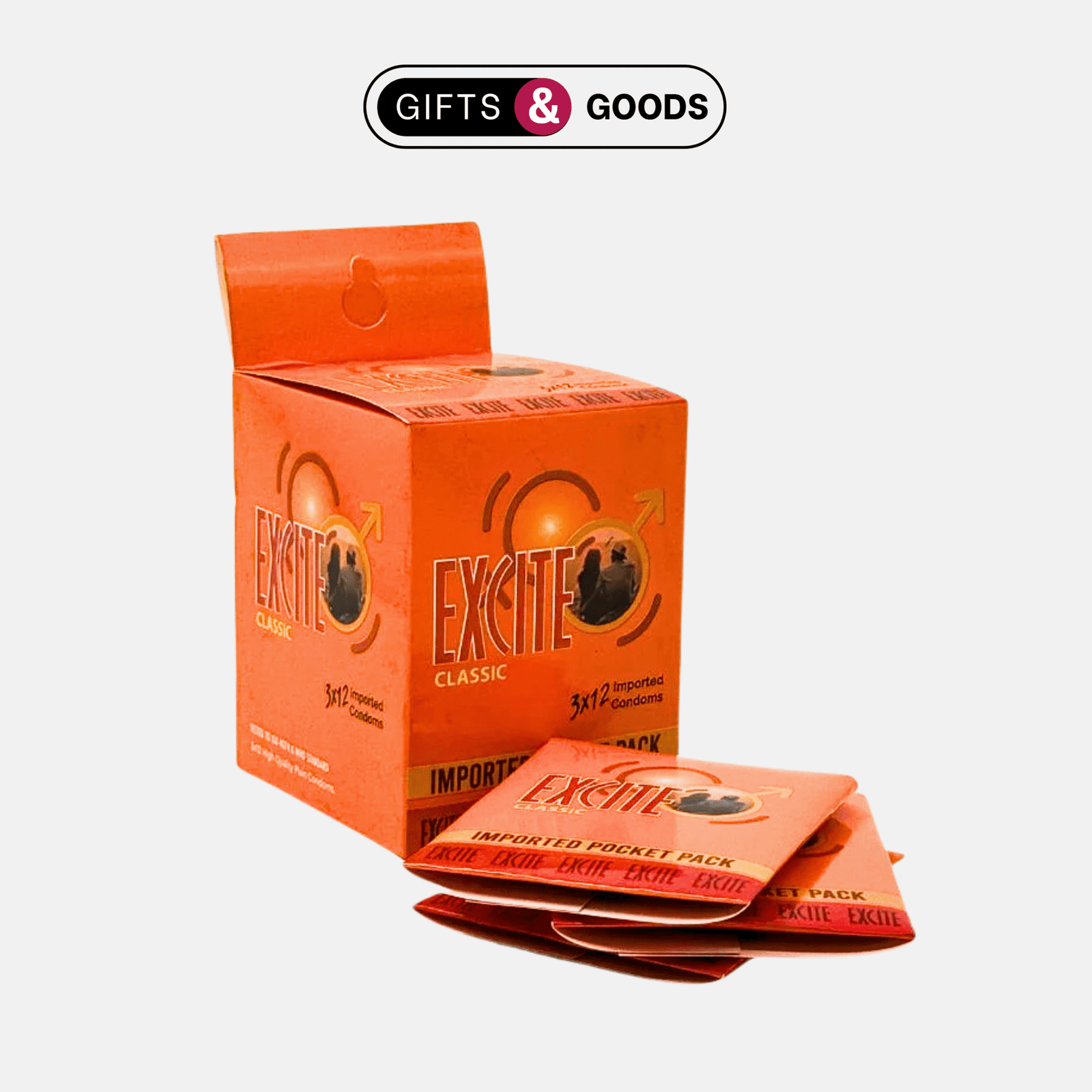 Excite Classic Imported Condoms - Pack of 3x12 - Image 4