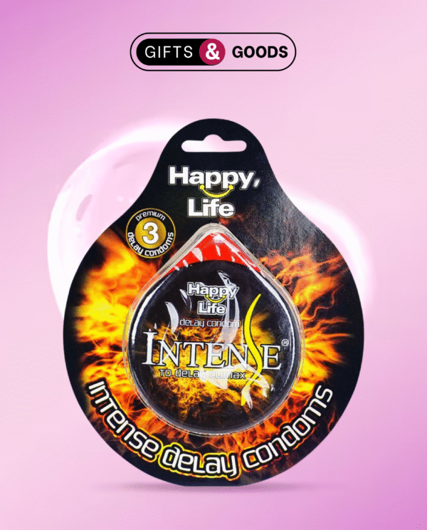 Happy Life Intense Delay Condom 3pc