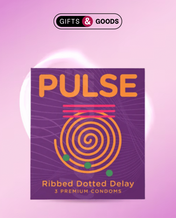 Pulse Ribbed Dotted Delay Condom